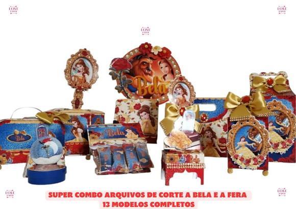 Super Combo Arquivos de Corte a Bela e a Fera