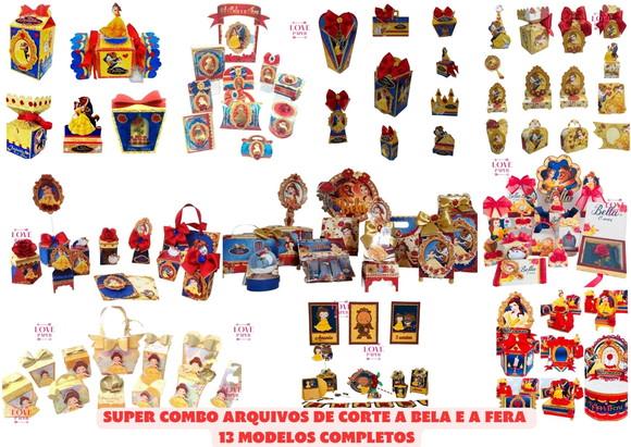 Super Combo Arquivos de Corte a Bela e a Fera
