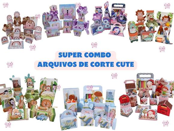 Super Combo Arquivos de Corte Cute - 7 Modelos