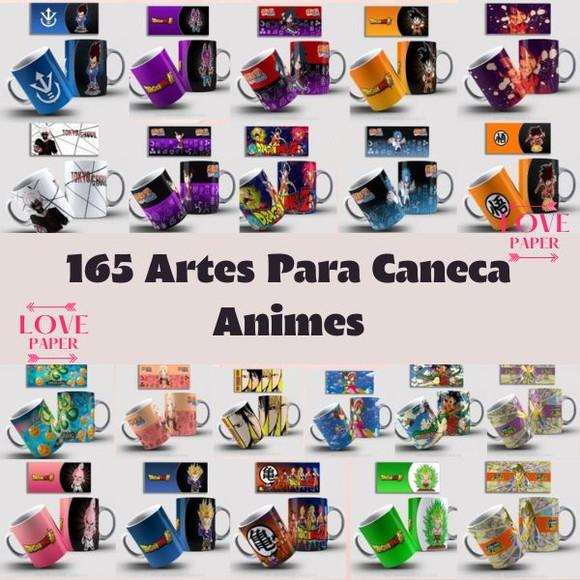 Super Combo Artes para Canecas Animes - Arquivo Digital