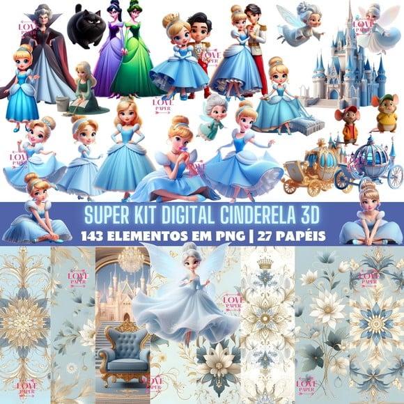 Super Kit Digital - Cinderela 3 D