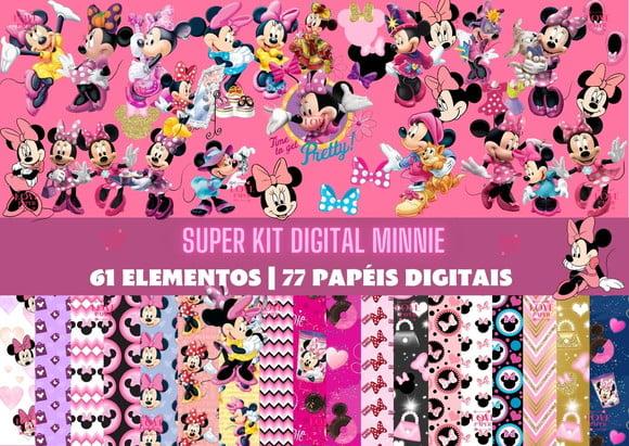 Super Kit Digital - Minnie Rosa