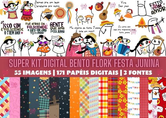 Super Kit Digital Bento Flork Festa Junina
