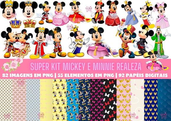 Super Kit Mickey e Minnie Realeza