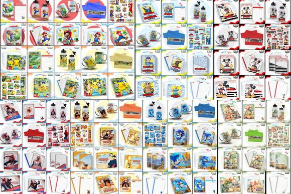 Super Pack Escolar 25 Temas Menino Arquivo Digital