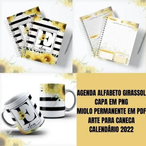 Agenda Alfabeto Girassol - Arquivo Digital