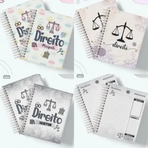 Agenda Direito + Arte para Caneca - Arquivo Digital