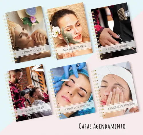 Agendamentos Profissões 17 Capas - Arquivo Digital