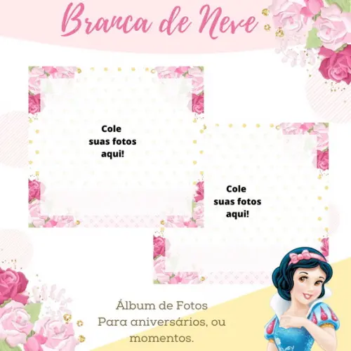 Branca de Neve Caderneta e Livros Arquivo Digital