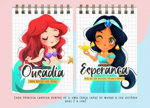 Bloquinho Coleção Princesas Arquivo Digital