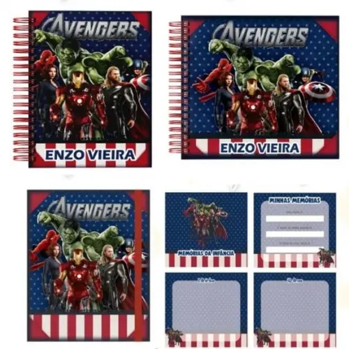 Caderneta de Vacinação e Álbum Vingadores - Arquivo Digital