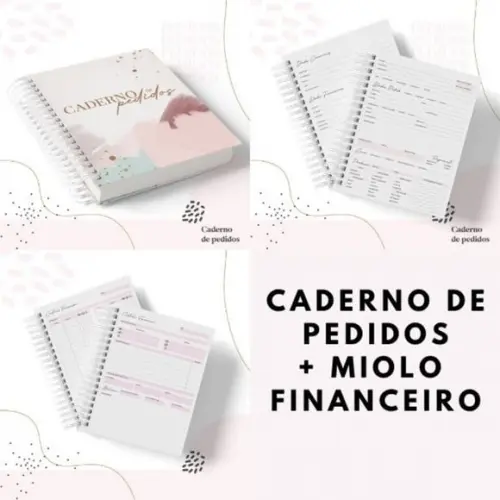 Caderno de Pedidos Feminino - Arquivo Digital