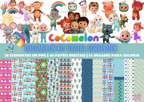 Cocomelon Kit Digital Scrapbook