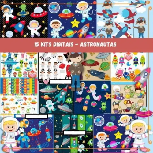 Coleção Astronauta - Kit Digital