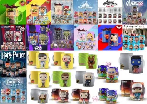 Coleção Funko 16 Temas Arquivo Digital