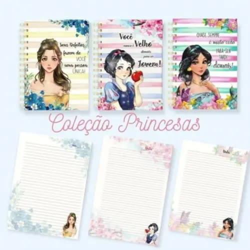 Coleção Pautados Princesas - Arquivo Digital