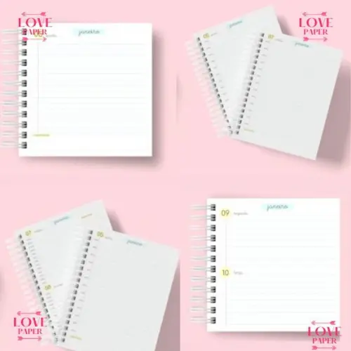 Combo Agendas 2023 A5 e Mini - Arquivo Digital