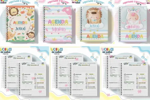 Combo Agendas Baby 2024 e Permanente Arquivo Digital