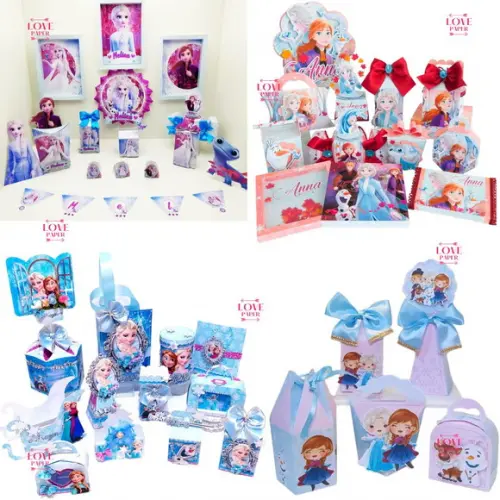 Combo Arquivo de Corte Frozen - 9 Modelos