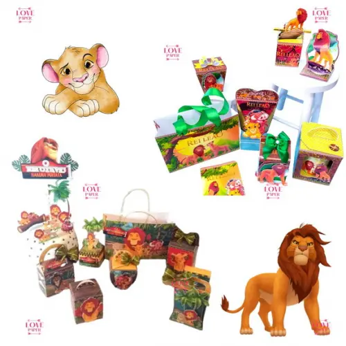 Combo Arquivo de Corte o Rei Leão - 6 Kits