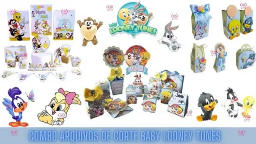 Combo Arquivos de Corte Baby Looney Tunes
