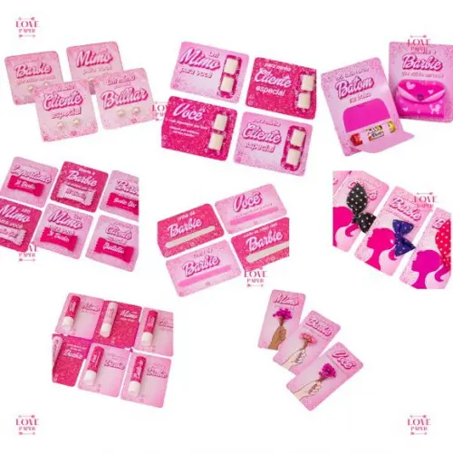 Combo Arquivos de Corte Cards Barbie