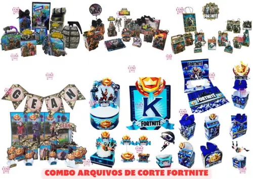 Combo Arquivos de Corte Fortnite - 6 Modelos
