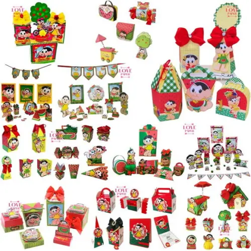 Combo Arquivos de Corte Magali 12 Kits