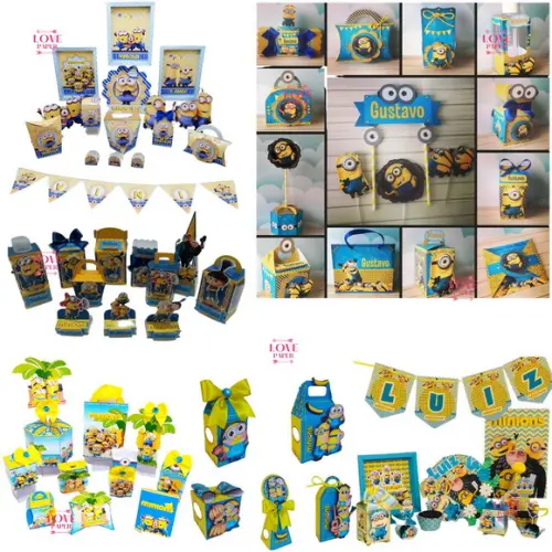 Combo Arquivos de Corte Minions - 7 Modelos
