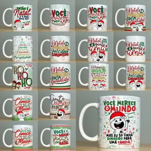 Combo Artes Caneca Natal 3
