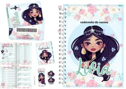 Combo Caderneta e Cartão do Sus Jasmine Arquivo Digital