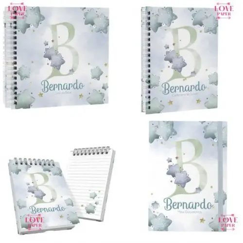 Combo Caderneta e Livro Alfabeto Menino - Arquivo Digital
