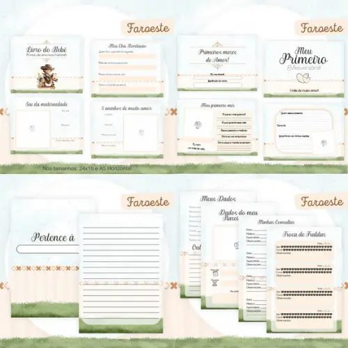 Combo Caderneta e Livros Faroeste Arquivo Digital