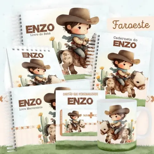 Combo Caderneta e Livros Faroeste Arquivo Digital