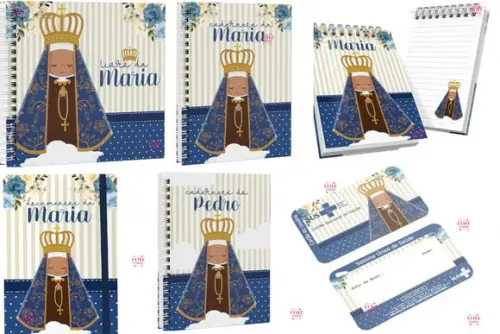 Combo Caderneta e Livros Nossa Senhora Aparecida Arquivo
