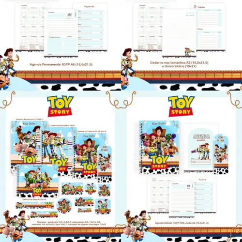 Combo Escolar Toy Story Arquivo Digital