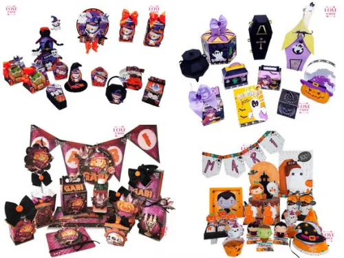 Combo Halloween Arquivos de Corte - 4 Modelos