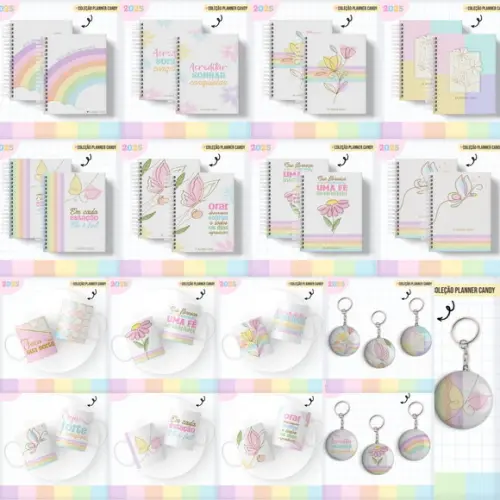 Combo Planner Candy 2025 Arquivo Digital