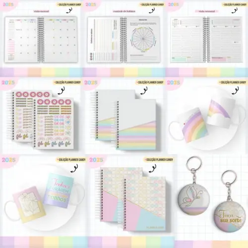 Combo Planner Candy 2025 Arquivo Digital