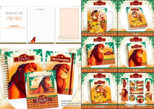 Combo Volta as Aulas + Combo Saúde Rei Leão Arquivo Digital