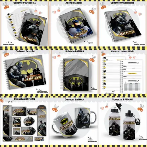 Combo Volta as Aulas Batman Arquivo Digital