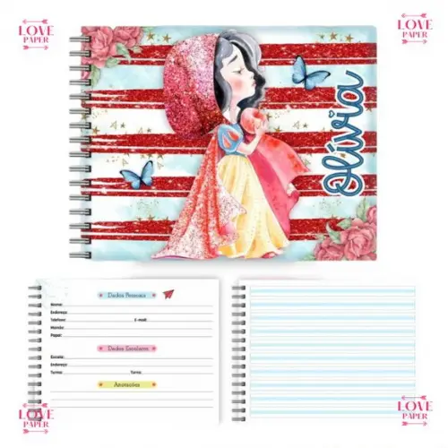 Combo Volta as Aulas Branca de Neve 2023 Arquivo Digital