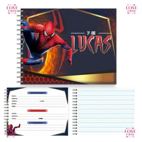 Combo Volta as Aulas Homem Aranha - Arquivo Digital