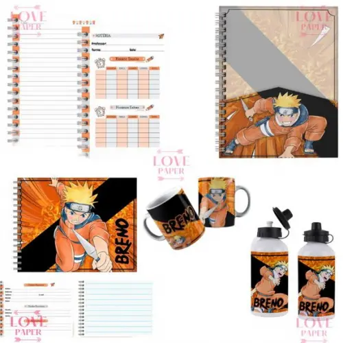 Combo Volta as Aulas Naruto - Arquivo Digital