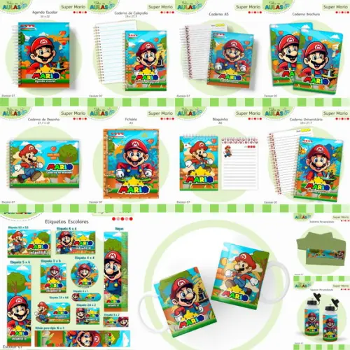Combo Volta as Aulas Super Mario 2026 Arquivo Digital