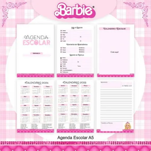 Combo Volta as Aulas+combo Saúde Barbie Arquivo Digital