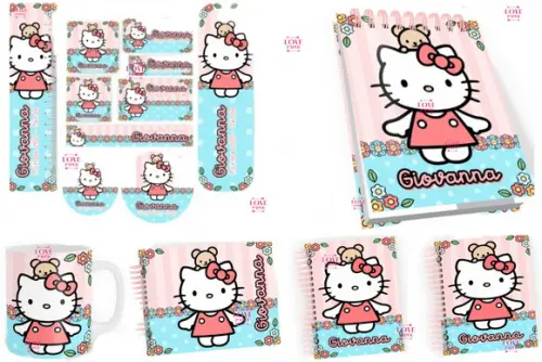 Combo Volta as Aulas+combo Saúde Hello Kitty Arquivo Digital