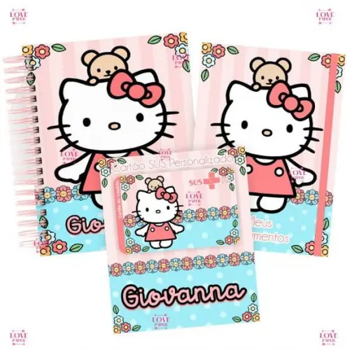 Combo Volta as Aulas+combo Saúde Hello Kitty Arquivo Digital