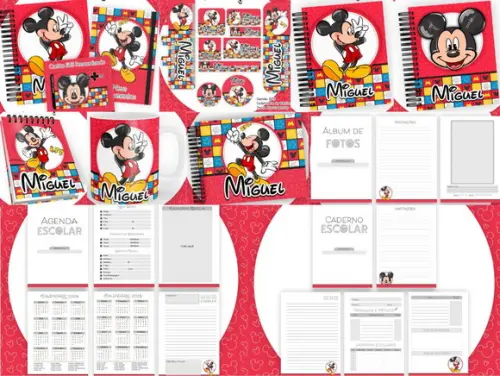 Combo Volta as Aulas+combo Saúde Mickey Arquivo Digital