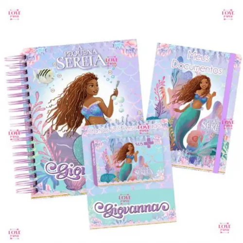 Combo Volta as Aulas+combo Saúde Pequena Sereia Negra